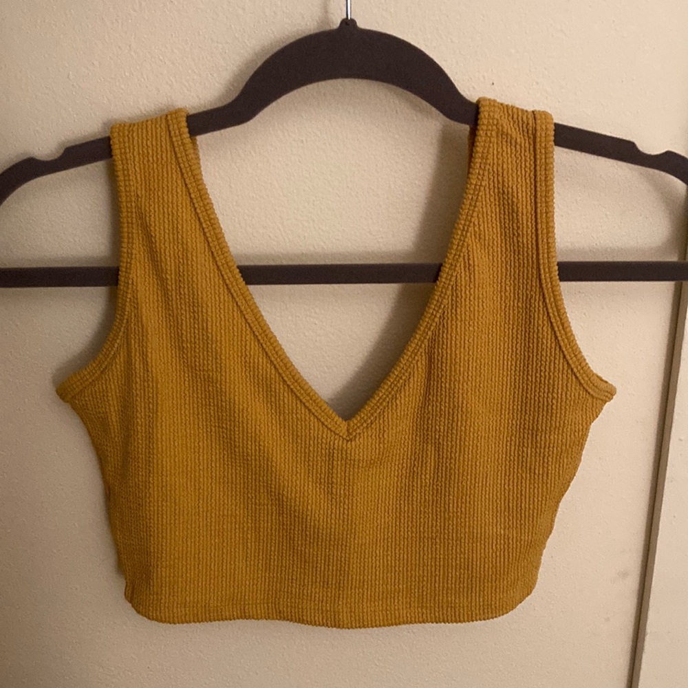Buffbunny mustard bra top